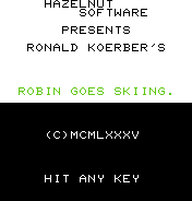 Robin Goes Skiing